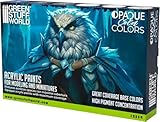Green Staff World GSWC-12534 Lot de 6 peintures opaques Couleur froide