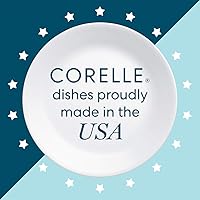 Vista 6 de Corelle Livingware Winter Frost White - Juego de vajilla de 30 piezas, servicio para 6 personas