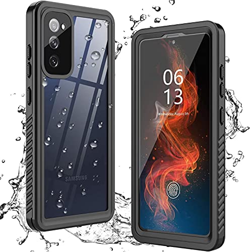 ANTSHARE for Samsung Galaxy S20 FE 5G Case Waterproof, Built in Screen Protector 360° Full Body Heavy Duty Protective Shockproof IP68 Underwater Case for Samsung Galaxy S20 FE 5G 6.5inch(Black) by ANTSHARE - Used condition - US$14.29