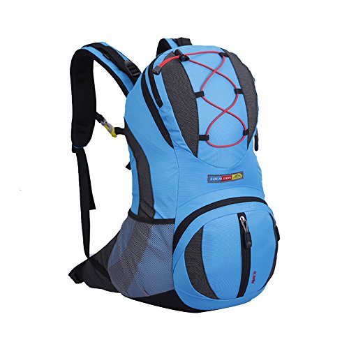 Gutang-DC - Mochila unisex para ciclismo, viaje y otras actividades al aire libre, 22 l, azul