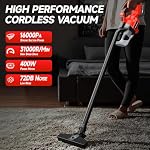 Aspirateur sans fil compatible avec Milwaukee 18V Batterie, Aspirateur électrique portatif portable avec aspiration puissante, 5 en 1 Aspirateur à main avec 2 HEPA Filtre pour tapis, plancher, voiture (pas de batterie)