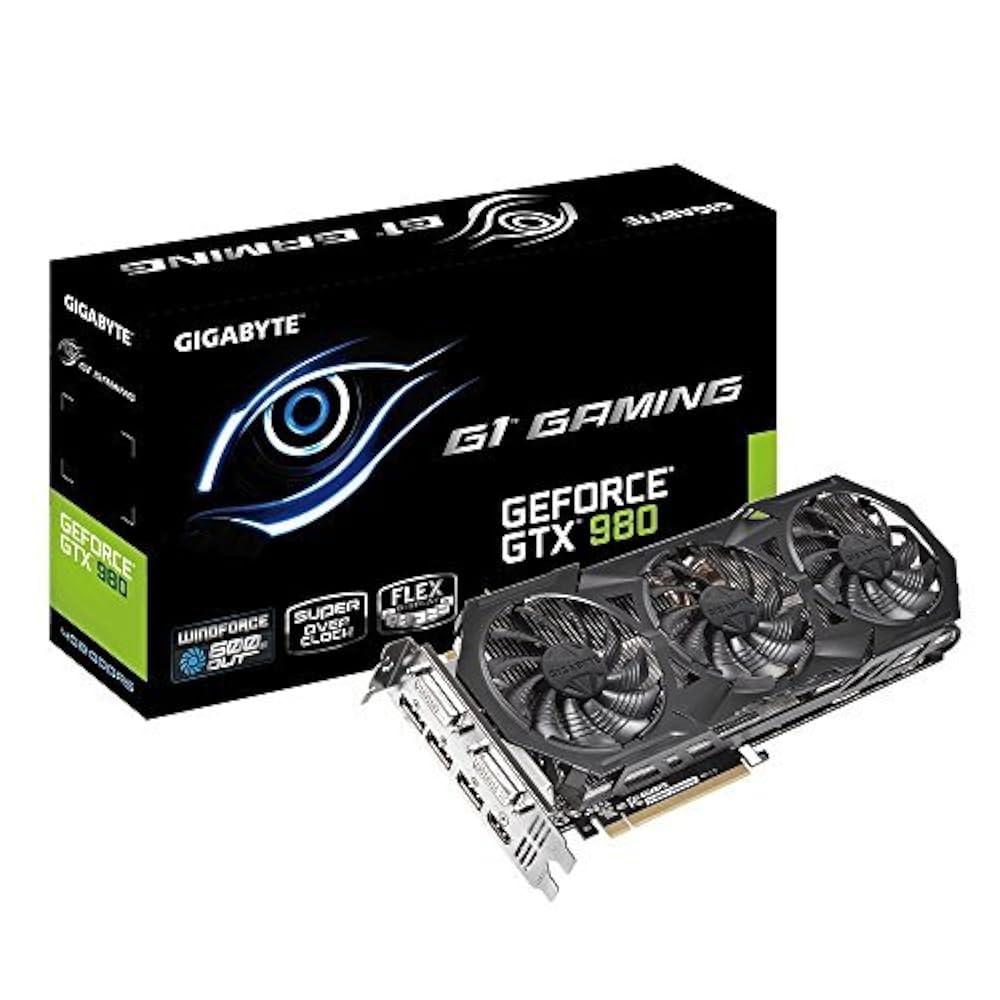 グラフィックボード・グラボ・ビデオカード GTX980 GIGABYTE Geforce GV-N980G1 NVIDIA Amazon | GIGABYTE ビデオカード Geforce GTX980搭載