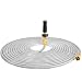 50' 304 Stainless Steel Garden Hose, Lightweight Metal Hose with Free Nozzle, Guaranteed Flexible and Kink Free