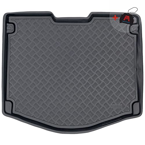 M MOTOS Tapis de coffre en PE pour Ford C-MAX II depuis 2010 Rendez votre voyage plus confortable grâce à ce tapis de voiture durable - Tapis de coffre de voiture tout temps, protection contre les sal
