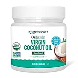 Amazon Grocery, Organic Virgin Coconut Oil, 15 Fl Oz (Previously Amazon Fresh, Packaging May Vary) Virgin 15 Fl Oz (Pack of 1)