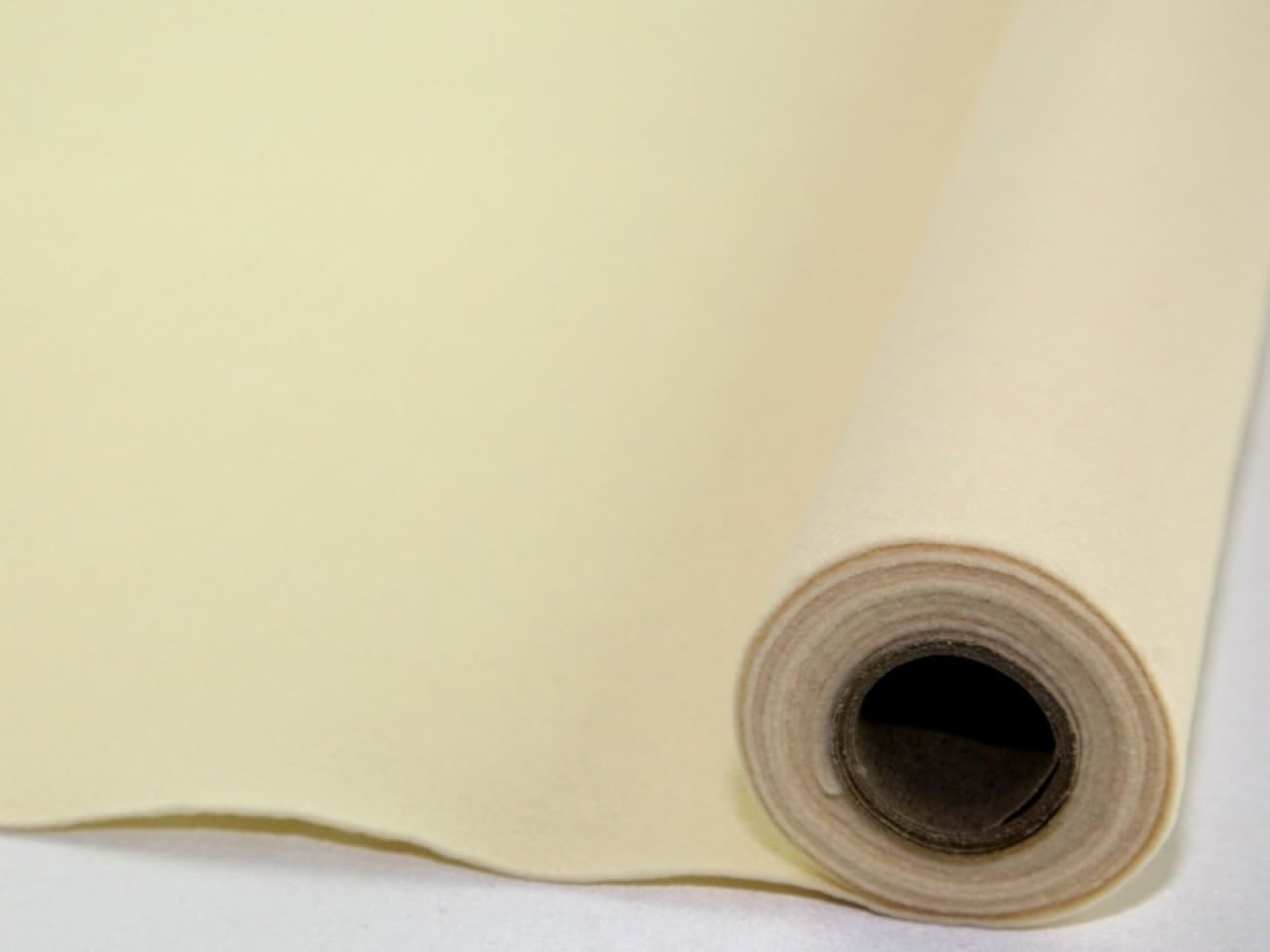 Sticky Back Self Adhesive Acrylic Felt Fabric Mini Roll 5m Ivory - per 5 metre roll