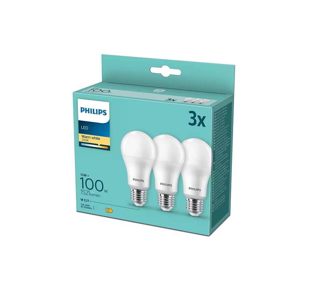 Philips LED Lampadina Smerigliata, 100W, E27