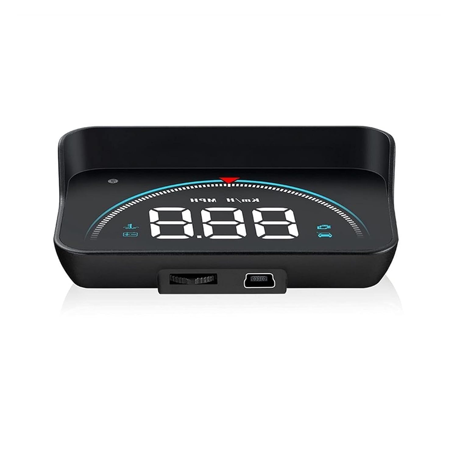 Car Electronics M8 Smart Head-up Universal Car HUD Head Up Display OBD2 II Over Speed Warning Speedometer Projector Color LED Screen