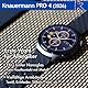 Knauermann PRO 4 EKG-Gesundheitsuhr mit Telefonfunktion – Smartwatch in Silber – Puls, Blutdruck, Blutsauerstoff, HRV, Schlafanalyse – Für Damen und Herren – Silikonarmband Silber