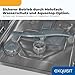 Exquisit Geschirrspüler | 9 Maßgedecke, Energieklasse E, 49 dB Geräusch | 7 Programme, Extra-Trocknung, Startzeitverzögerung, Vorspülen, Power+, Wasserschutz, Geschirrkorb | GSP59309-030E silber