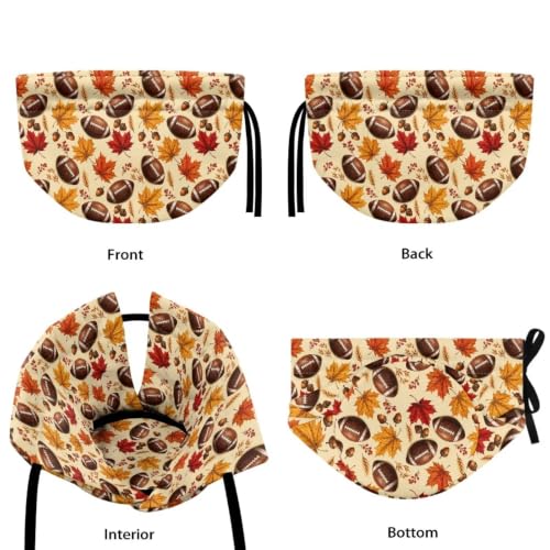 Image of Fall Tea Cozy Insulated Kitchen Kettle Cover Football Tea Pot Dust Covers for Keeping Warm Home Kitchen Decor for Party