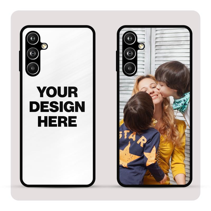 Image of Personalized Back Cover for Galaxy F54 | Custom Case with Name, Photo or Logo | PrintShield Hybrid with Soft TPU Grip & Scratch Protection