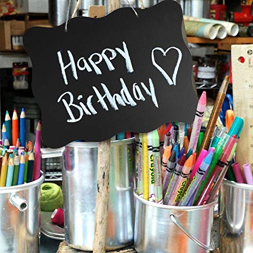 Austor 3 Pack Chalkboard Sign 8X10 Inch Double Sided Erasable Message Board With Hanging String And Cleaning Cloth For Wedding, Kitchen And Crafts #TOP5