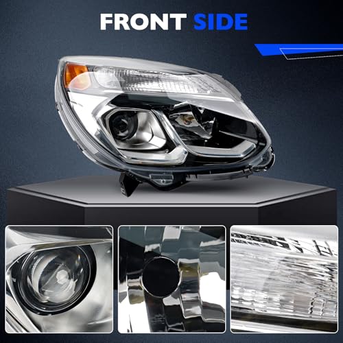 Misakomo Headlight, Compatible with 2016 2017 Chevy Equinox L LS LT LTZ Premier, Replace 84009751 23342702 GM2503424 Headlamp Front Right Passenger Side Head Lamp Head Light Assembly by Misakomo - Image 8