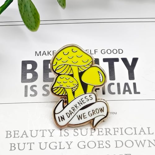 Cute Mushroom Badge Pin - Fun Series - Enamel Lapel Pin - Plated Badge for Clothing, Bags, and Lanyards2