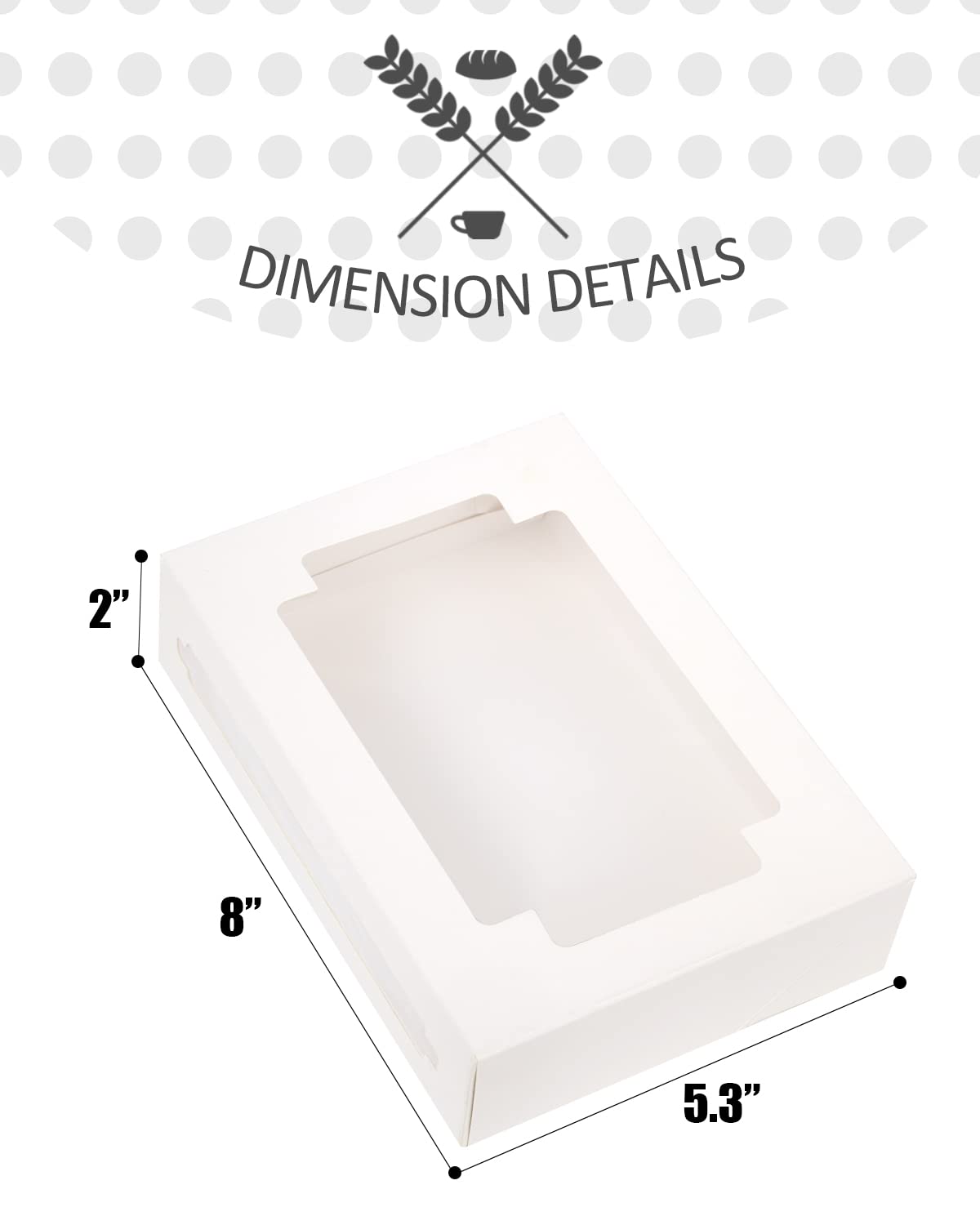Snapklik.com : Qiqee 36Packs Auto-pop Cookie Boxes For Gift Giving 8x5 ...
