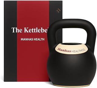 Adjustable Kettlebell Set | 20-40lbs or 35-55lbs | One-Twist Weight Adjustment, Compact Design, Cast Iron Core | Strength and Conditioning, HIIT, Home Gym Essential