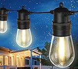 💡【ENERGIESPAREND & SICHER】— Outdoor-Girlanden-Lichterketten sind die 1W 50Lm LED S14-Lampen, die mehr als 90% energiesparend sind als Glühbirnen. Die lange Lebensdauer von 30.000 Stunden kann die Wartungskosten eines häufigen Lampenwechsels reduzieren. CE- und RoHS-zertifiziert, kann es sicher auf Terrassen, Hinterhöfen, Veranden, Partys und Gärten verwendet werden.