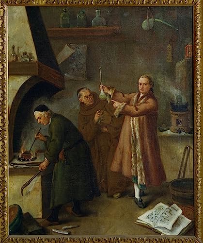 Pintura al óleo clásica de Pietro Longhi: lienzo abstracto SERENDIPITP de alta calidad