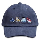 Farm Tractor Baseball Caps for Boys Girls Vintage Washed Hat Adjustable Funny Dad Hat for Toddler Kids Age 3-8