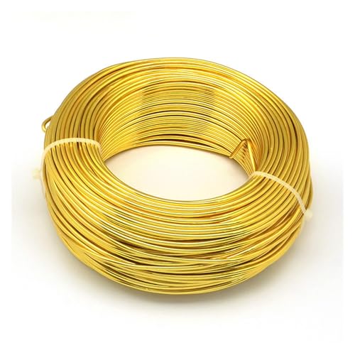 0.6/0.8/1/1.2/1.5/2/2.5/3/3.5/4/5mmアルミニウムワイヤ(Gold,0.8mm 300m)