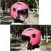 Casco De Rosa Abierto Casco Casco Harley Mujer De La Motocicleta Con...