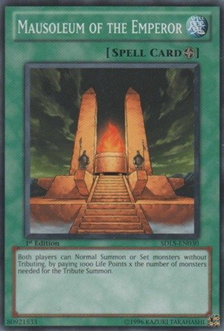 Yu-Gi-Oh! - Mausoleum of The Emperor (SDLS-EN030) - Structure Deck: Lost Sanctuary - 1st Edition