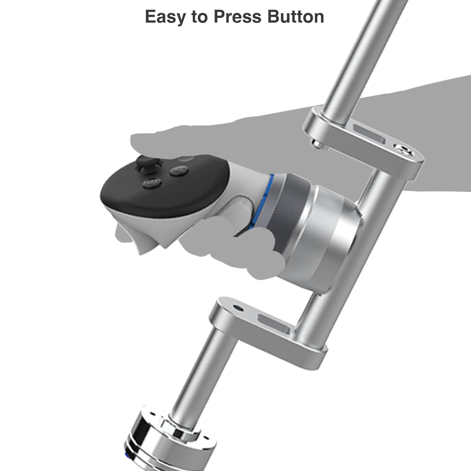 YEZRO VR Golf Club Attachment for Meta Quest 3s/3/2 and Pro(2025 Newest) - 27” & 19” Dual Length Adjustable Weighted Golf Club Handle Accessory for Golf+ Realistic Weight & Balance (for Left & Right