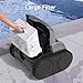 WYBOT Pool Vacuum for Inground Pools, 4-in-1 Cordless Robotic Pool Cleaner for Above Ground Pools, Triple-Motor up to 1,614 Sq.ft, Wall & Waterline Cleaning, WiFi & Bluetooth Connect (Grey Blue)