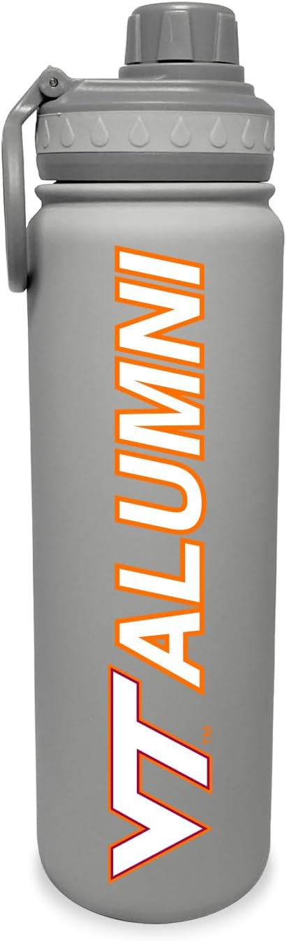 The Fanatic Group Virginia Tech Alum 24 oz. Stainless Steel Bottle - Gray