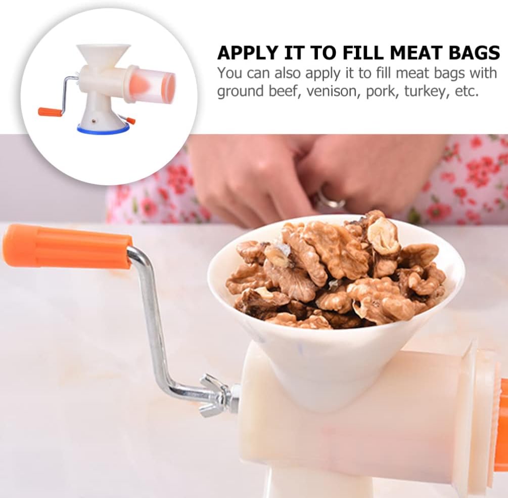 UPKOCH Domestic Sausage Filler Manual Meat Practical Vegetable Minced Machine for Sausage Making Clean Efficient and Convenient Food Preparation Tool