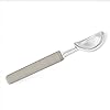 Amazon Basics Ice Cream Scoop, Soft Grip Handle, Dishwasher-Safe, Linen Gray