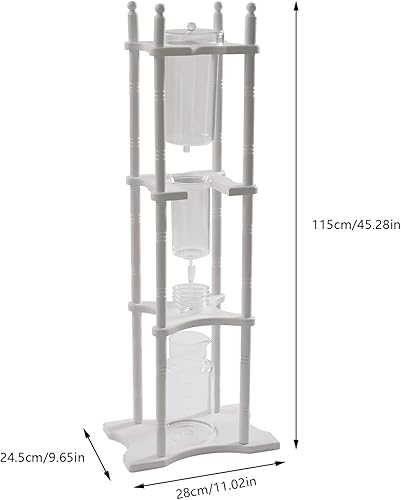 Miniatura 2 de Titunjian Cafetera para preparar en frío cafetera goteadora torre de goteo cafetera de hielo 25 tazas máquina de café de hielo para oficina en casa