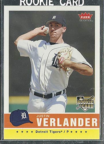 Amazon.com: 2006 Fleer Tradition #173 Justin Verlander Rookie Card