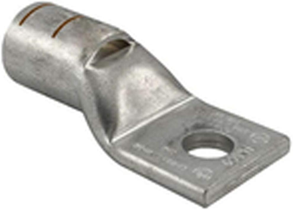 Ilsco CSWS-500-12 CU CMP 500 KCMIL 9/16 T UL CSA Short BA, Silver