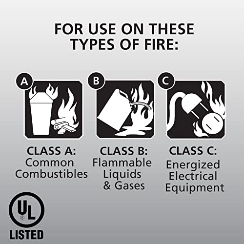 Kidde 21005779 Pro 210 Fire Extinguisher, Abc, 160Ci, 4 Lbs, 1 Pack #TOP1