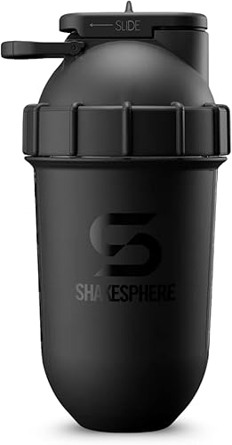Miniatura 1 de ShakeSphere - Vaso blanco perla con ventana naranja y logotipo gris