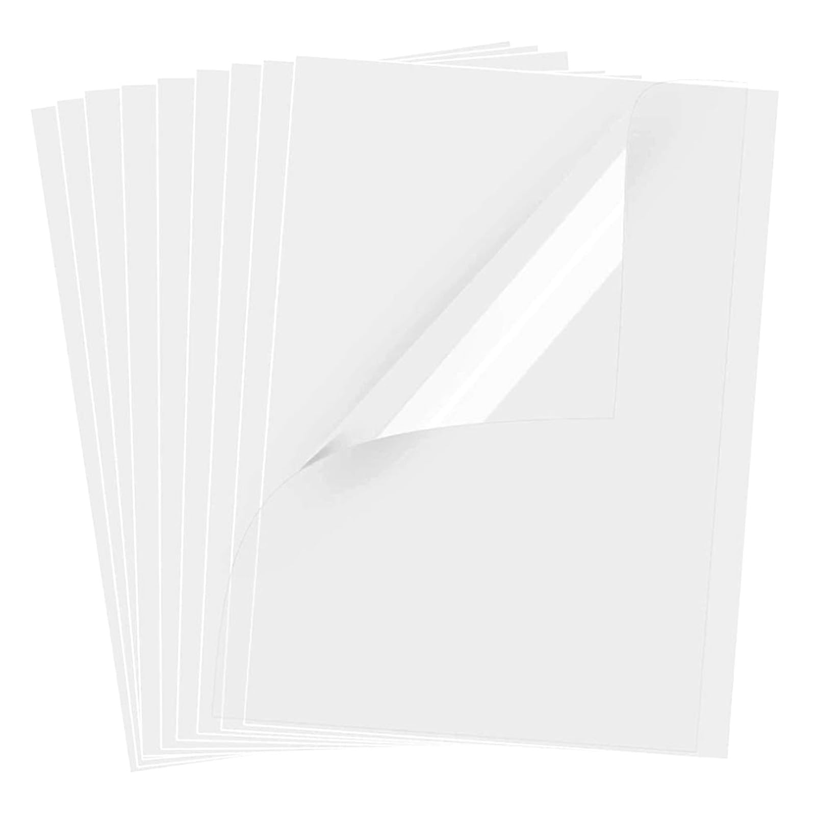 100 hojas de papel adhesivo imprimible, fácil de usar, impermeable, se seca rápidamente
