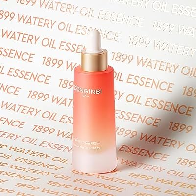 Donginbi Red Ginseng 1899 Watery Oil Essence - Glowing Face Oil, Skin Barrier Repair & Firming Moisturizer, Korean Red Ginseng Essence, Skin Care Gifts for Women, 1.01 floz
