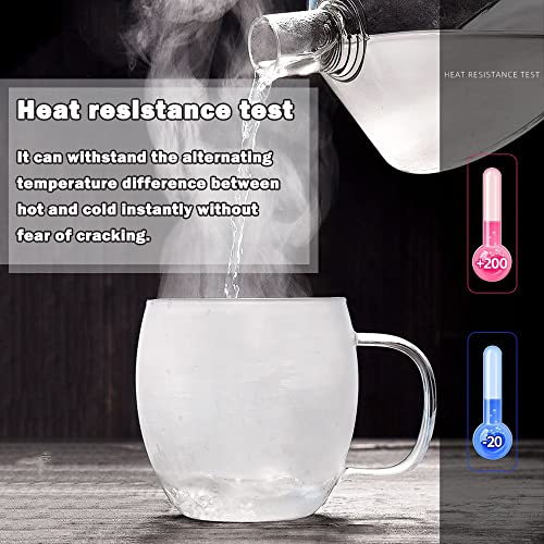 Bunhut Glass Tea Cup with Infuser and Lid,500ml (17oz) Borosilicate Glass Tea Mugs for Loose Leaf Tea,Glass Tea Cups with Filter for Black Tea,Great Loose Tea-leaf Brewing System