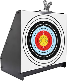 Ideagle Air Rifle Pellet Trap Target for .22/.177 Caliber, Heavy Duty BB Trap Target for 11x11 inch Paper Target, Shooting Targets for Pellet Gun Airsoft BB Gun