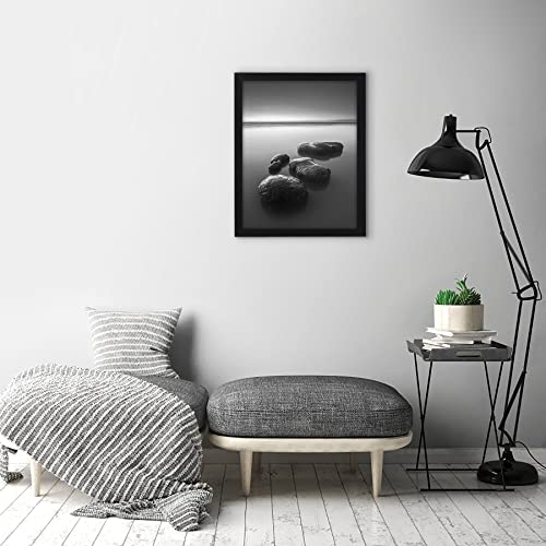 Americanflat 17x22 Picture Frame with Polished Plexiglass - Black Picture Frame - Wide Photo Frames Made of Engineered Wood for Vertical or Horizontal Wall Display - Epic Collection - Black
