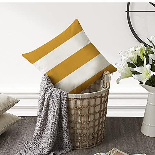 Rabuit Boho Throw Pillow Covers 16X16 Inch Linen Fabric Pillow Case For Couch Living Room, Orange #TOP2