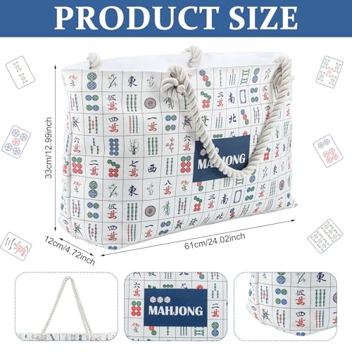 Bolsa Tote para Mahjong Canvas 61 x 33 x 12 cm miniatura 2
