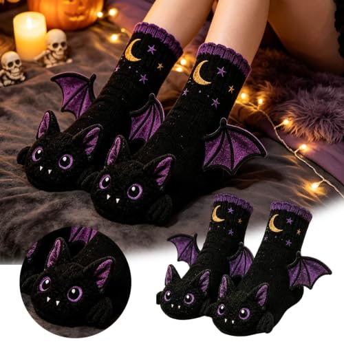 Halloween Animal Knit Socks Womens Girls Novelty 3D Print Socks - image 4