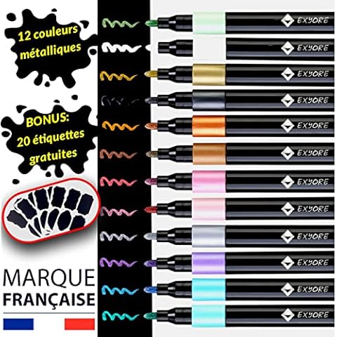 Feutres métalliques brillants EXYORE Cover