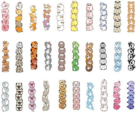 Animal Style Bookmarks 30 Pack (Bookmarks Bulk, Paper and Packaging, Bookmarks Wholesale, Teaching Rewards, Cute Stationary for School Students Kids Children)