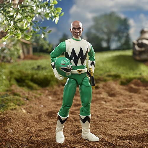 Power Rangers Lightning Collection Lost Galaxy Green Ranger 6-Inch Premium Collectible Action Figure Toy With Accessories Kids Ages 4 And Up #TOP3