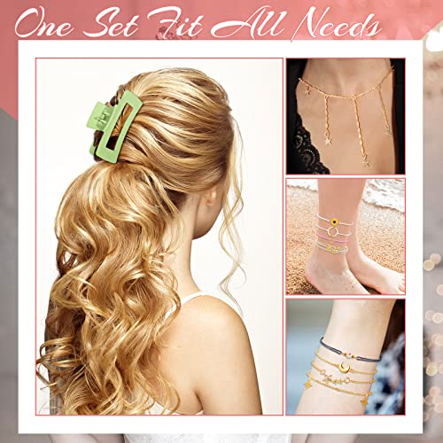 49 peças de joias para meninas adolescentes coisas fofas verão 21 pulseiras de amizade de corda de s