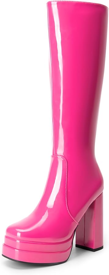 Amazon.com | DREAM PAIRS Women's Platform Heeled Knee High Boots